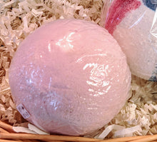 Load image into Gallery viewer, 3&quot; Rose Scented Pink Bath Bomb