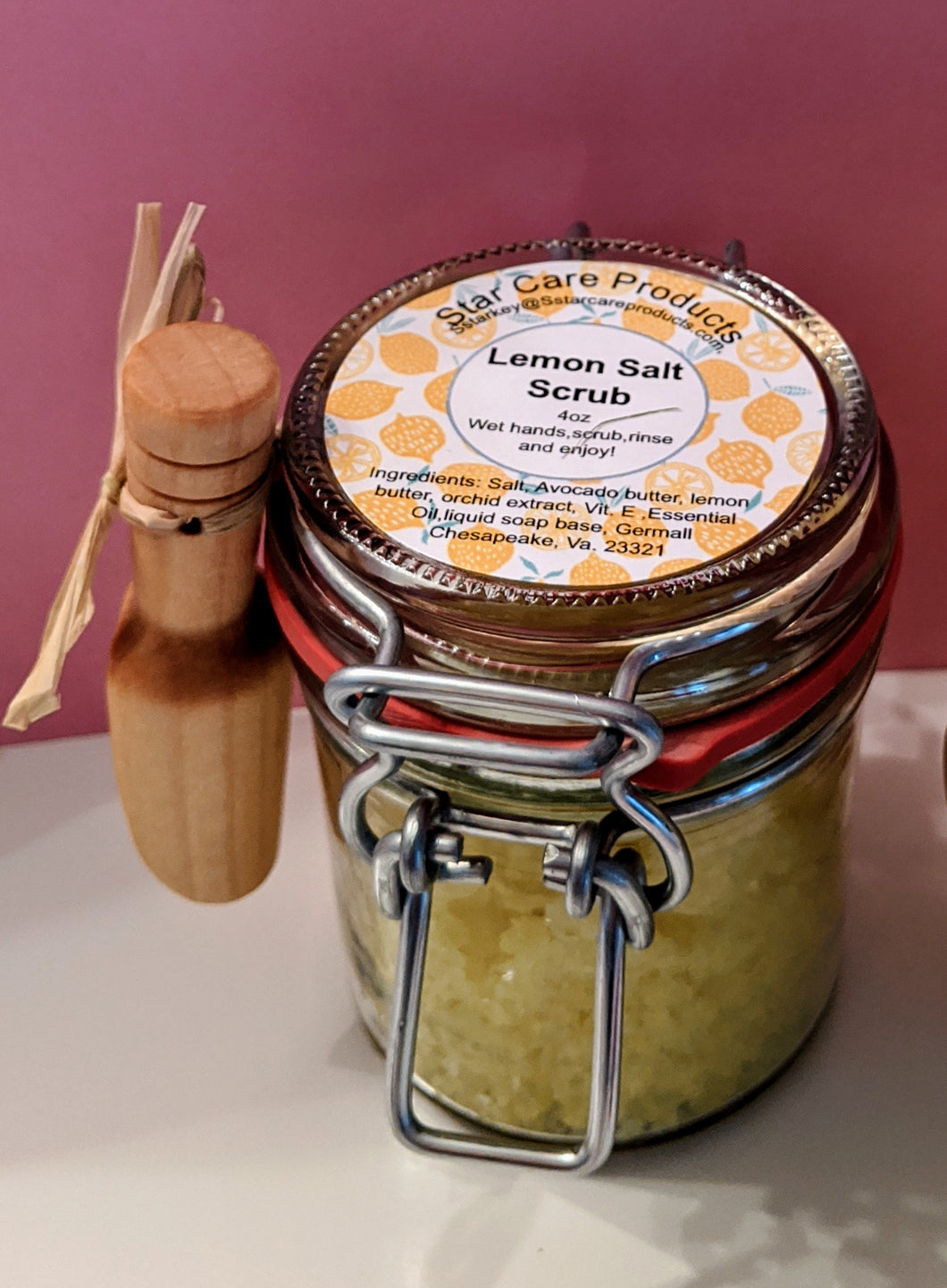 Lemon Salt Scrub