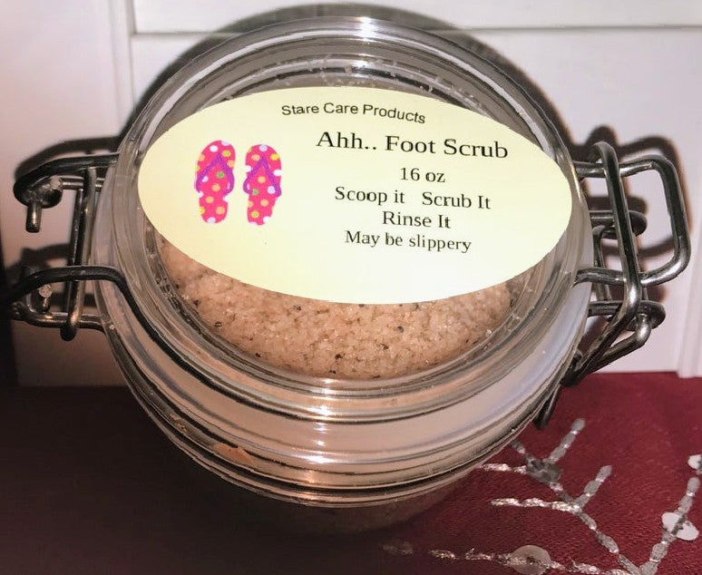 Relaxing Salt Foot Scrub